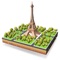 Build famous landmarks around this idle world