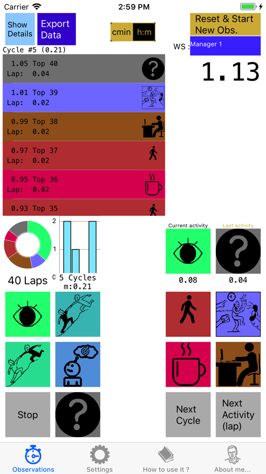 #1. GraphicChrono- Lean Tool (iOS) Podle: Herve Kasparian