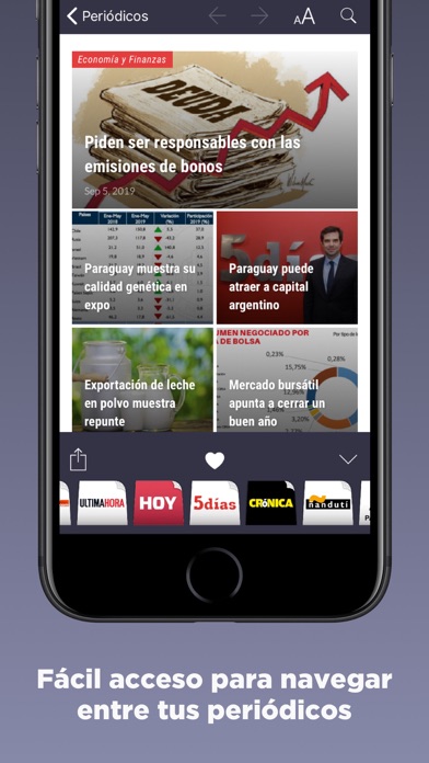 Screenshot #3 pour Diarios Paraguayos