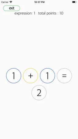 MathMate - expression puzzle screenshot 1