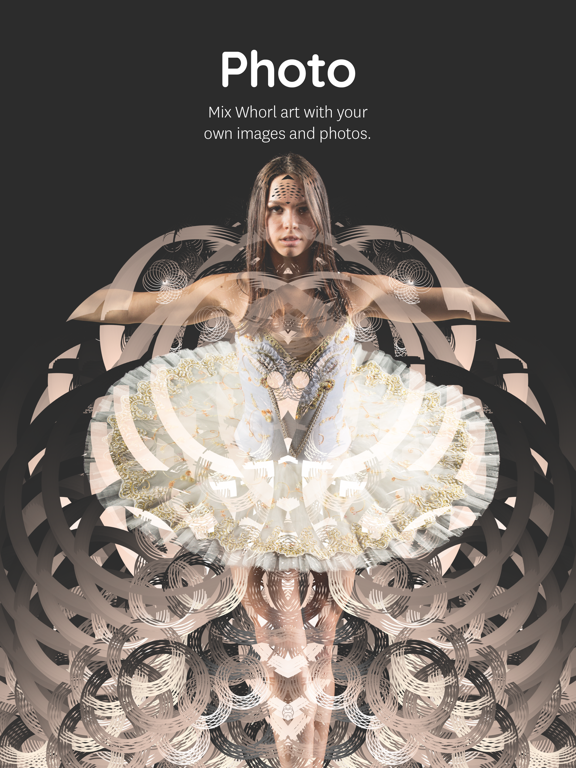Whorl, Playful Art & Design iPad screenshot 9 - Photo & Video app