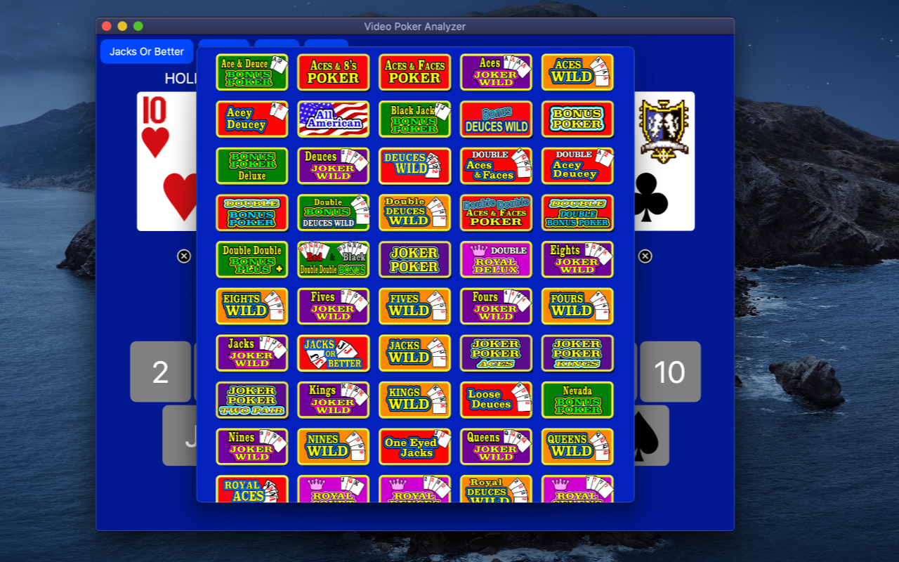 Video Poker Analyzer