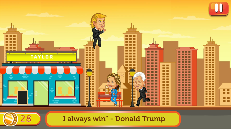 #4. Trump Jump -Mr. President Game (iOS) Av: TradeWeb