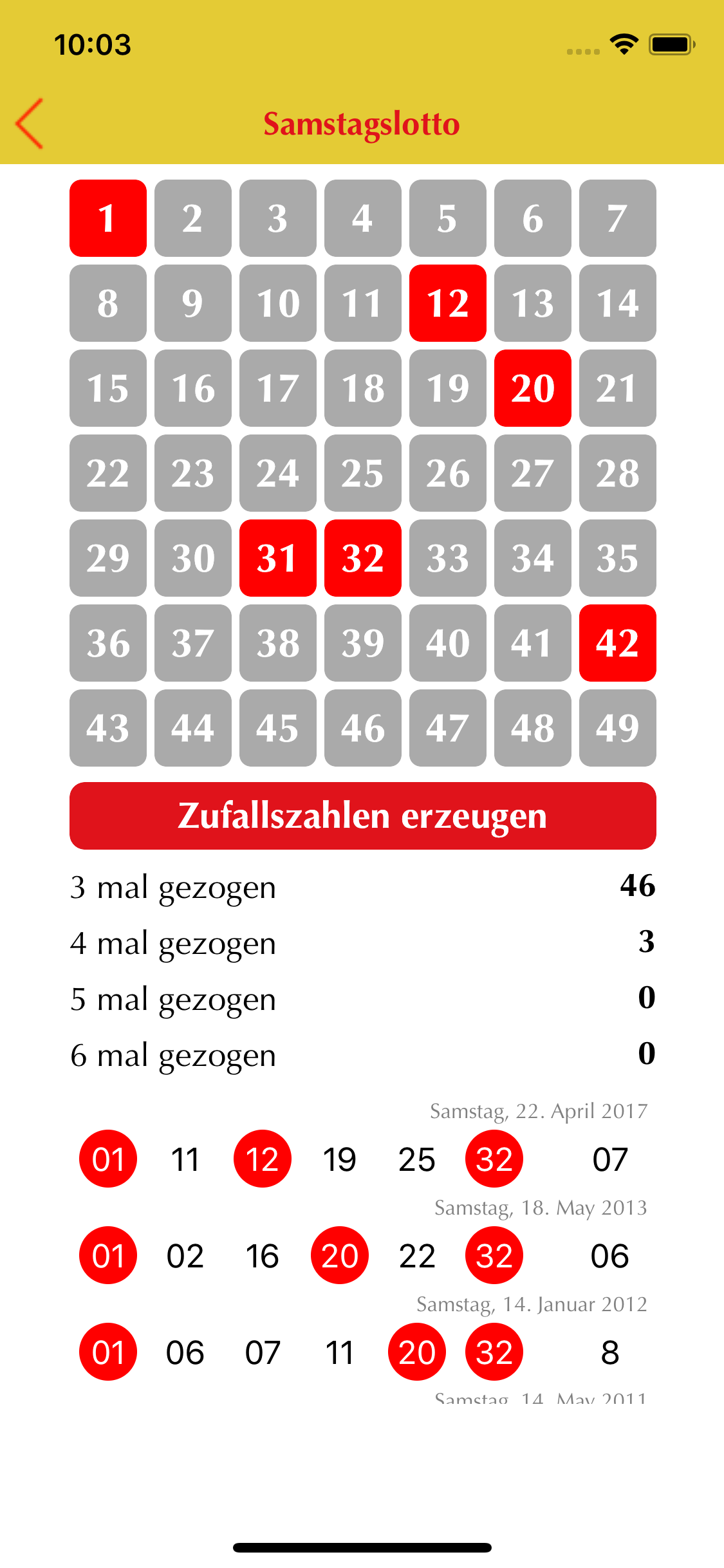 6 aus 49 analysieren screenshot 10