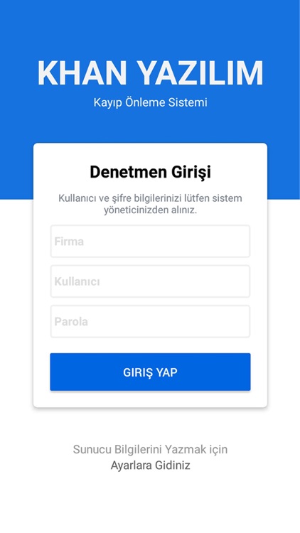 Khan Kasiyer Kontrol Sistemi