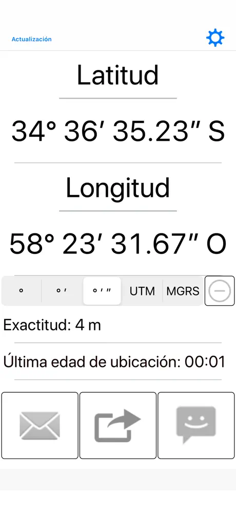 Mis coordenadas GPS
