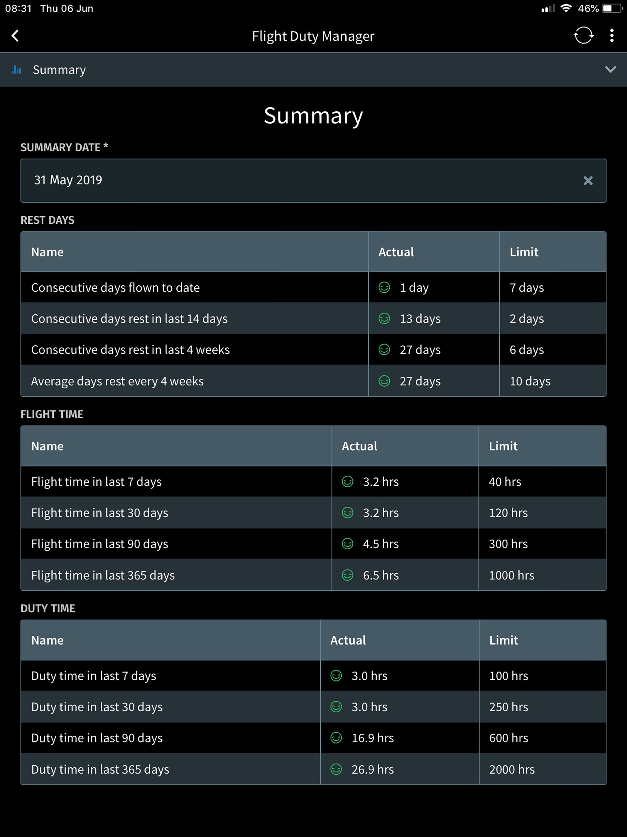 Flight Duty Manager screenshot 13