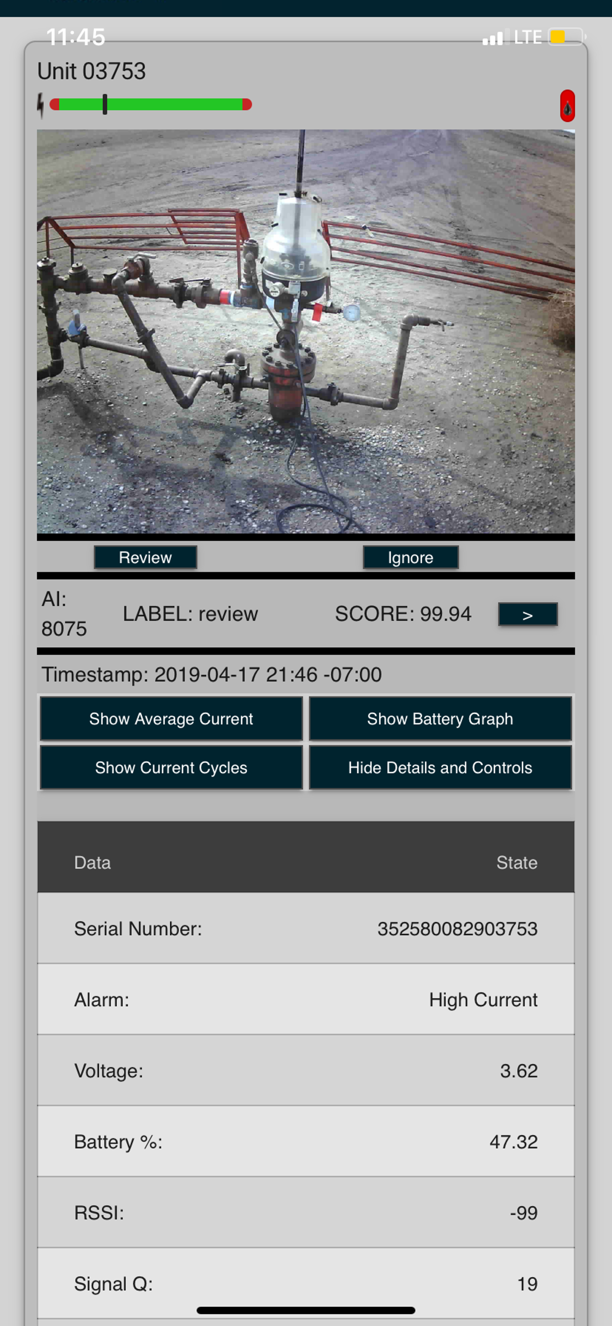 Wave9 Oilfield Monitor
