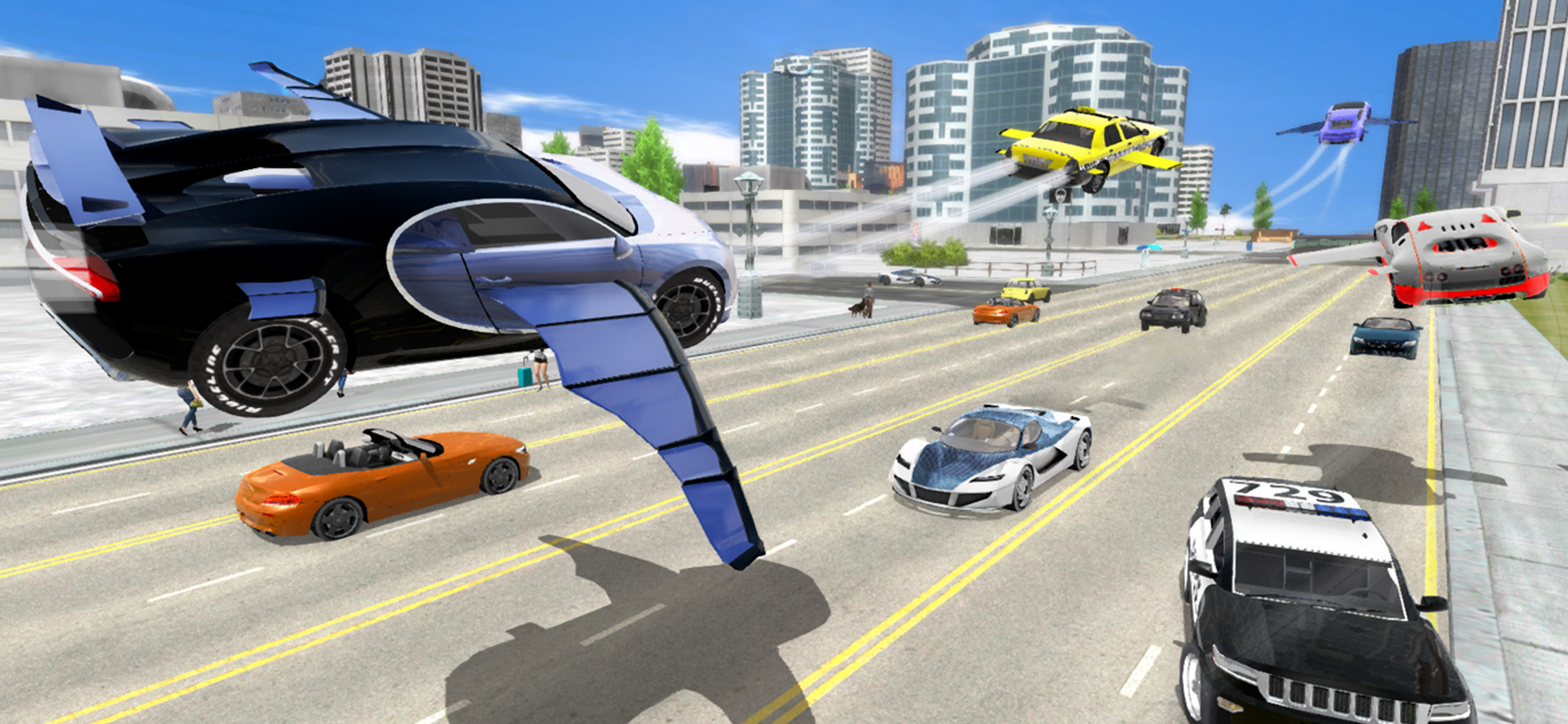 Flying Car Transport Simulator