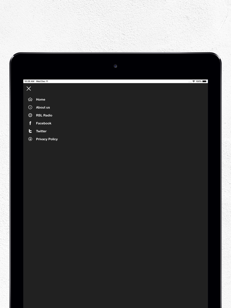 iPad screenshot