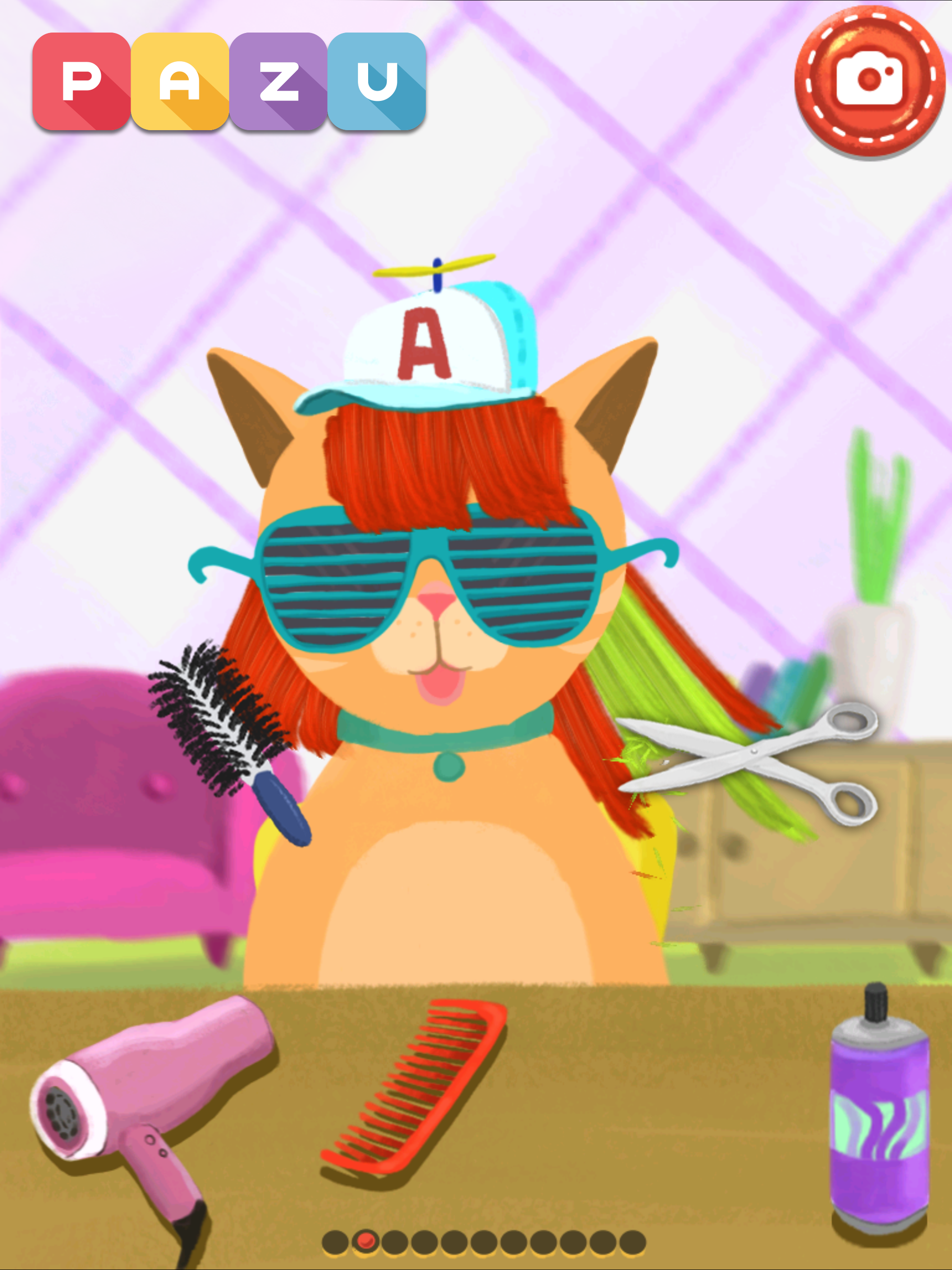 Hair salon games for toddlers
