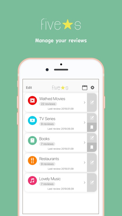 5 Stars - Manage reviews