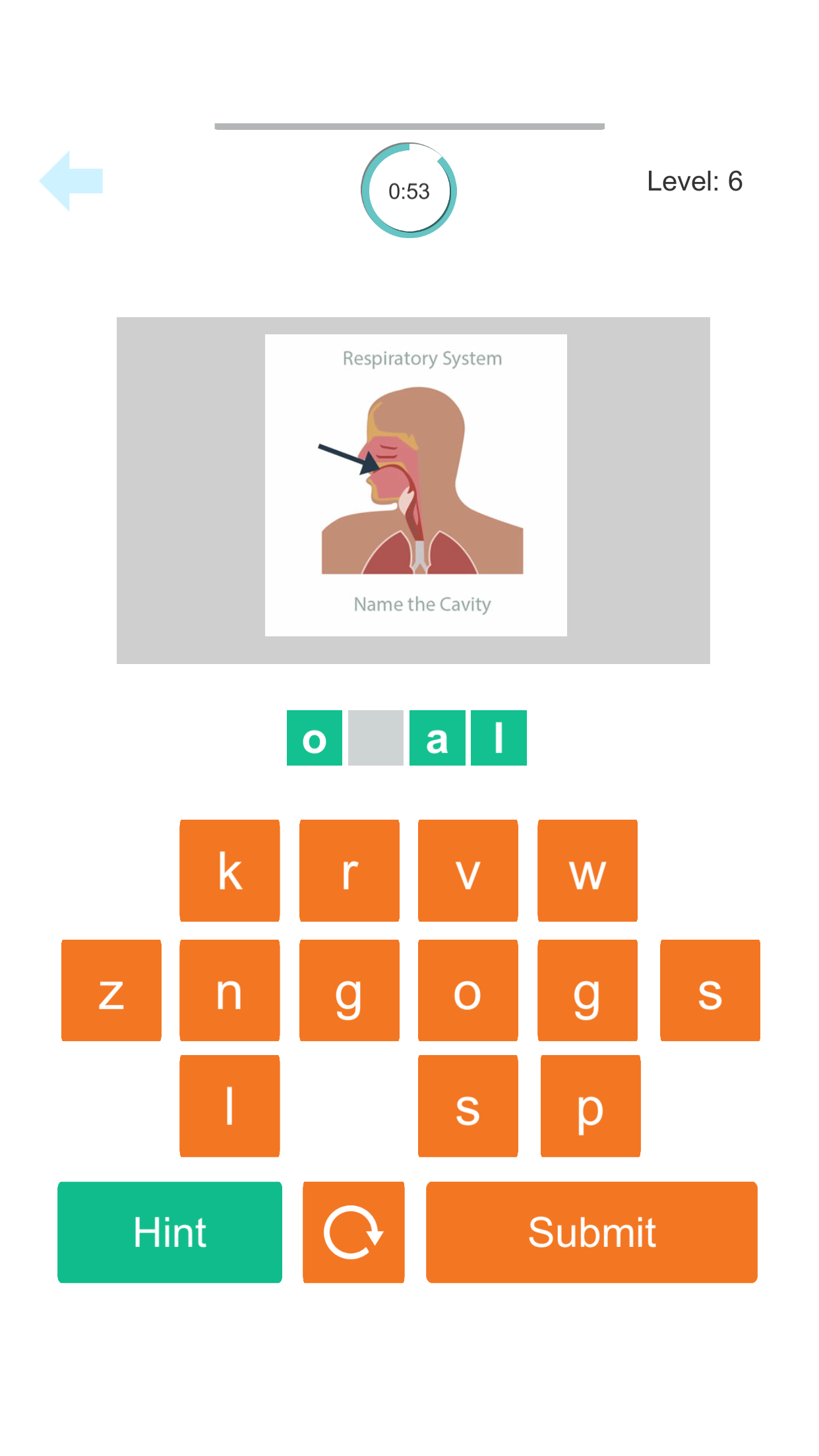 Medical Terminology Quiz Game