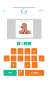 Medical Terminology Quiz Game screenshot