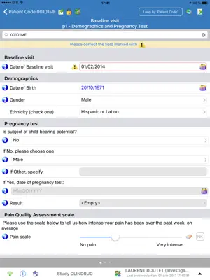 Ennov Clinical EDC Mobile screenshot 3