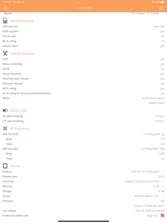 Screenshot #5 pour Cellular Info