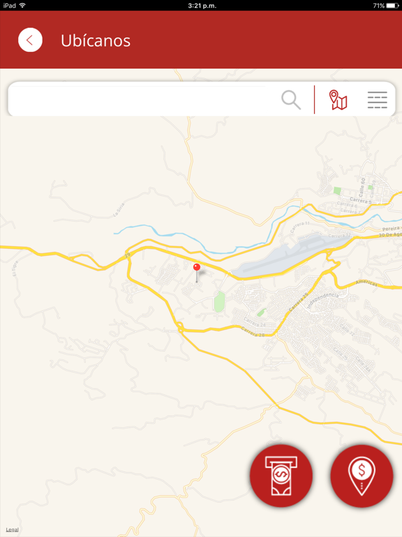 Bancoomeva Móvil iPad screenshot 4 - Finance app