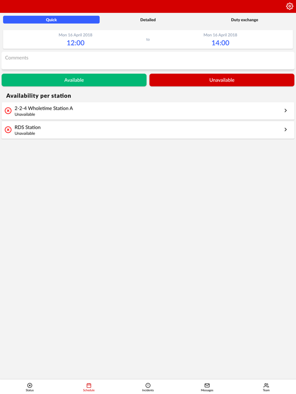 Screenshot #5 pour FireServiceRota V3