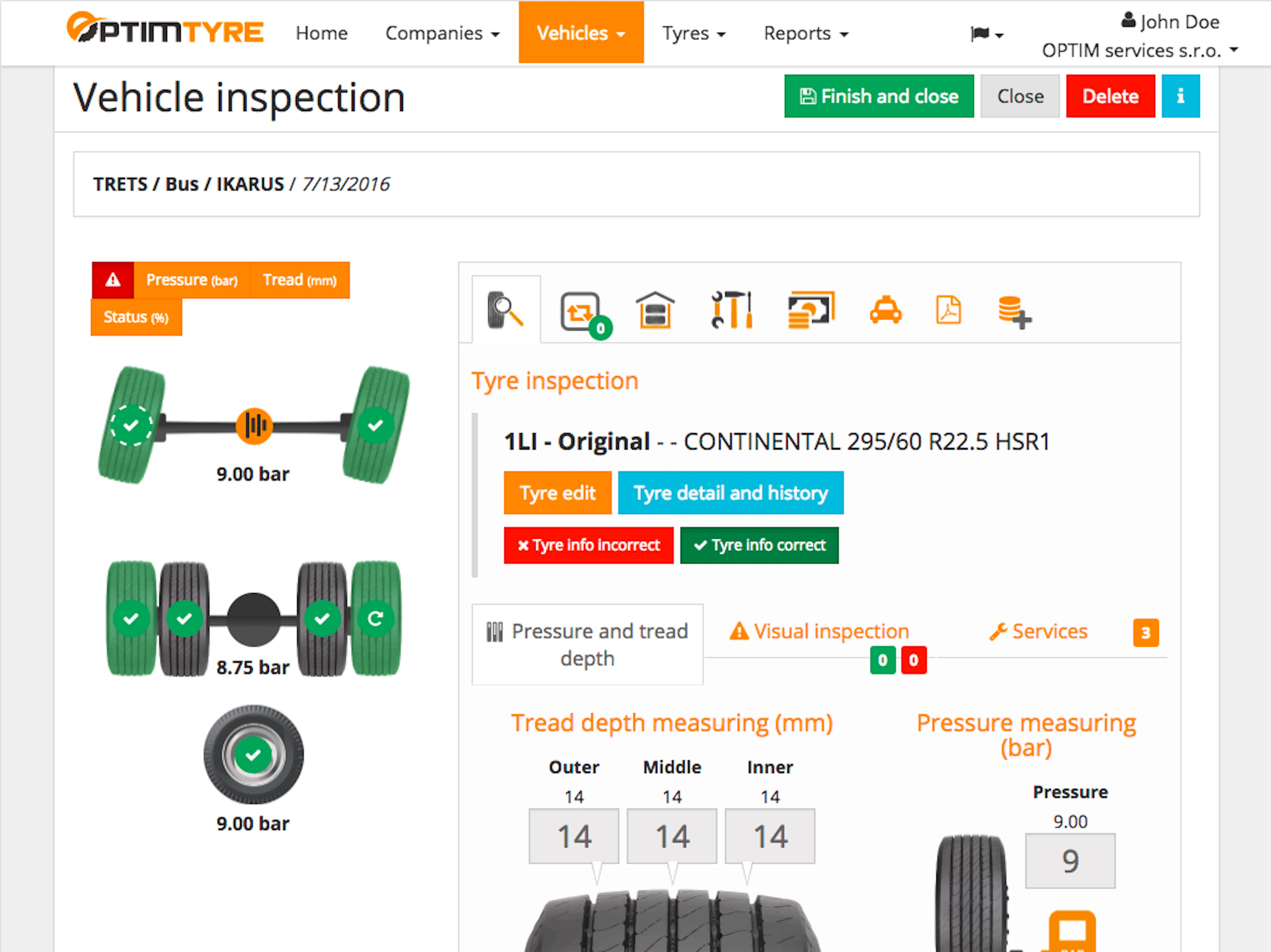 OptimTyre screenshot 3