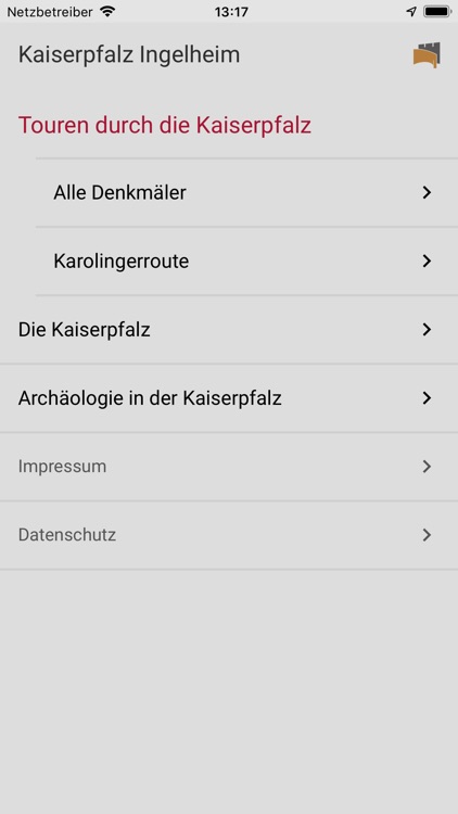 Kaiserpfalz Ingelheim App