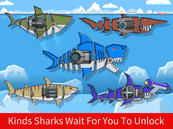 Screenshot #4 pour Robot Gun Shark Double Attack