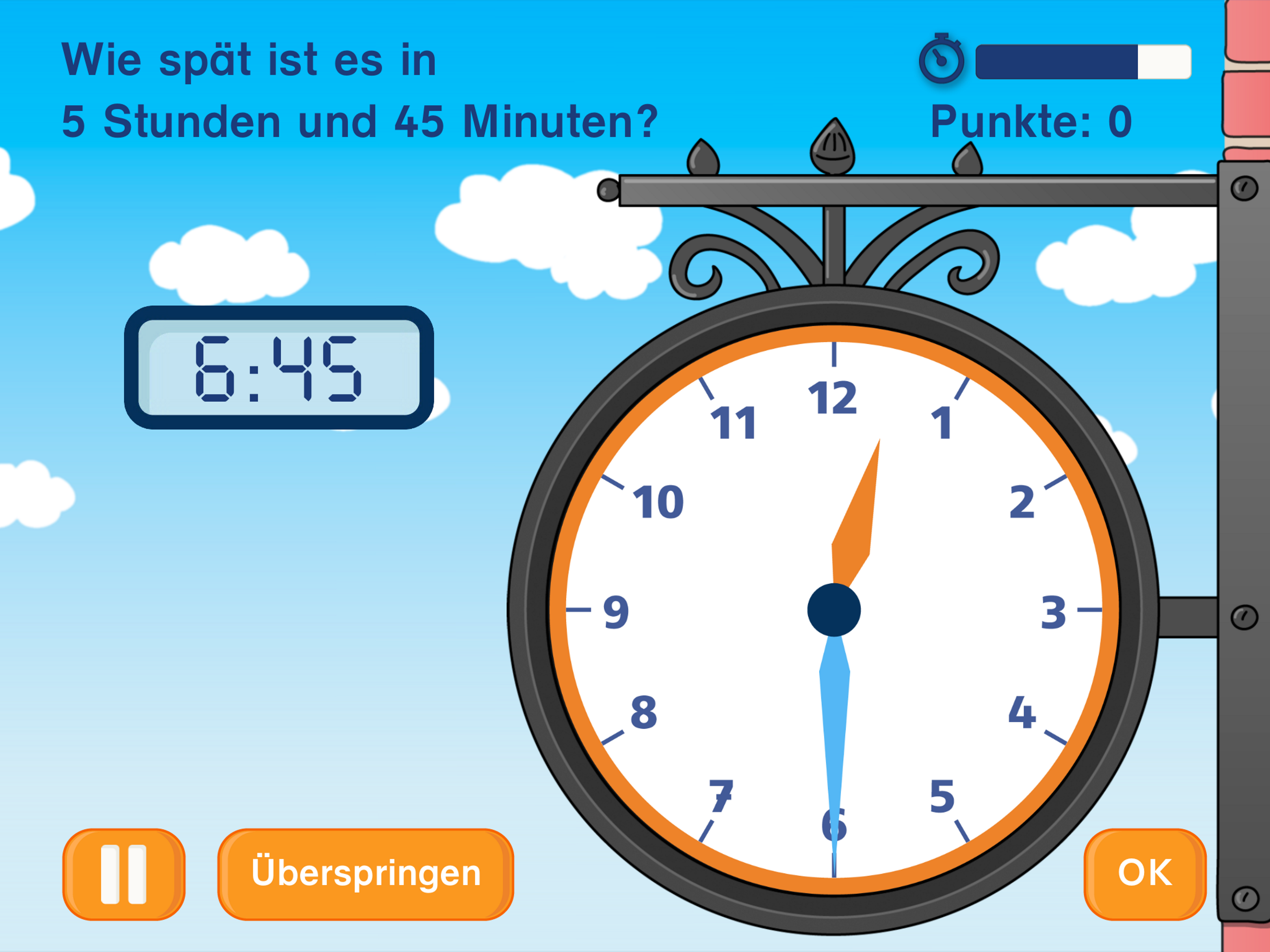 Uhrzeiten trainieren