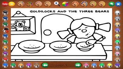 screenshot of Fairy Tales Coloring Book 9