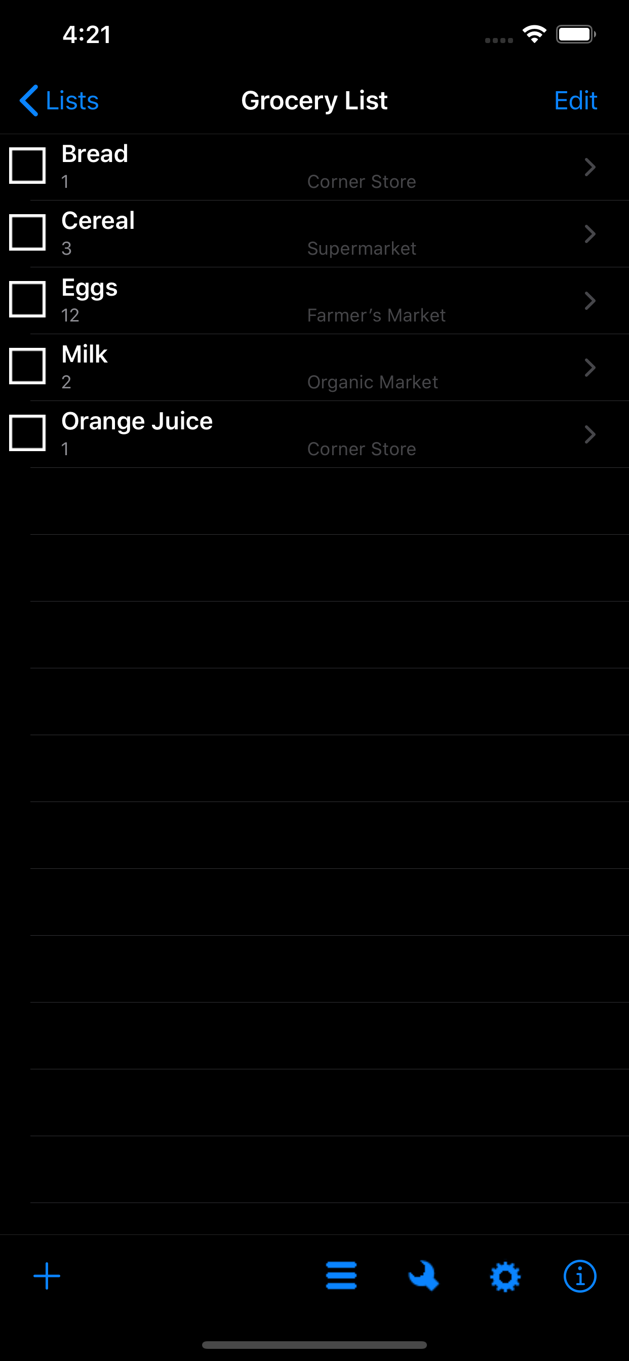 BetterLists screenshot 3