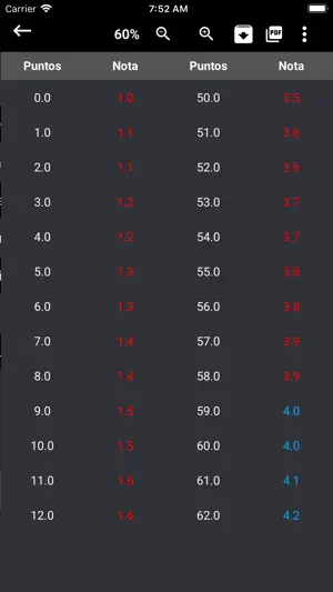 Escala de Notas screenshot 4