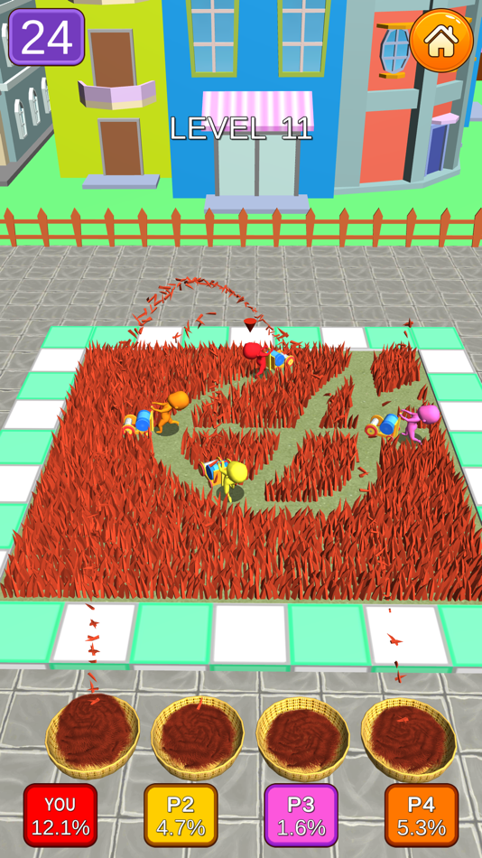 #4. Mow Fun 3D (iOS) 由: Zhakaas Games LLP