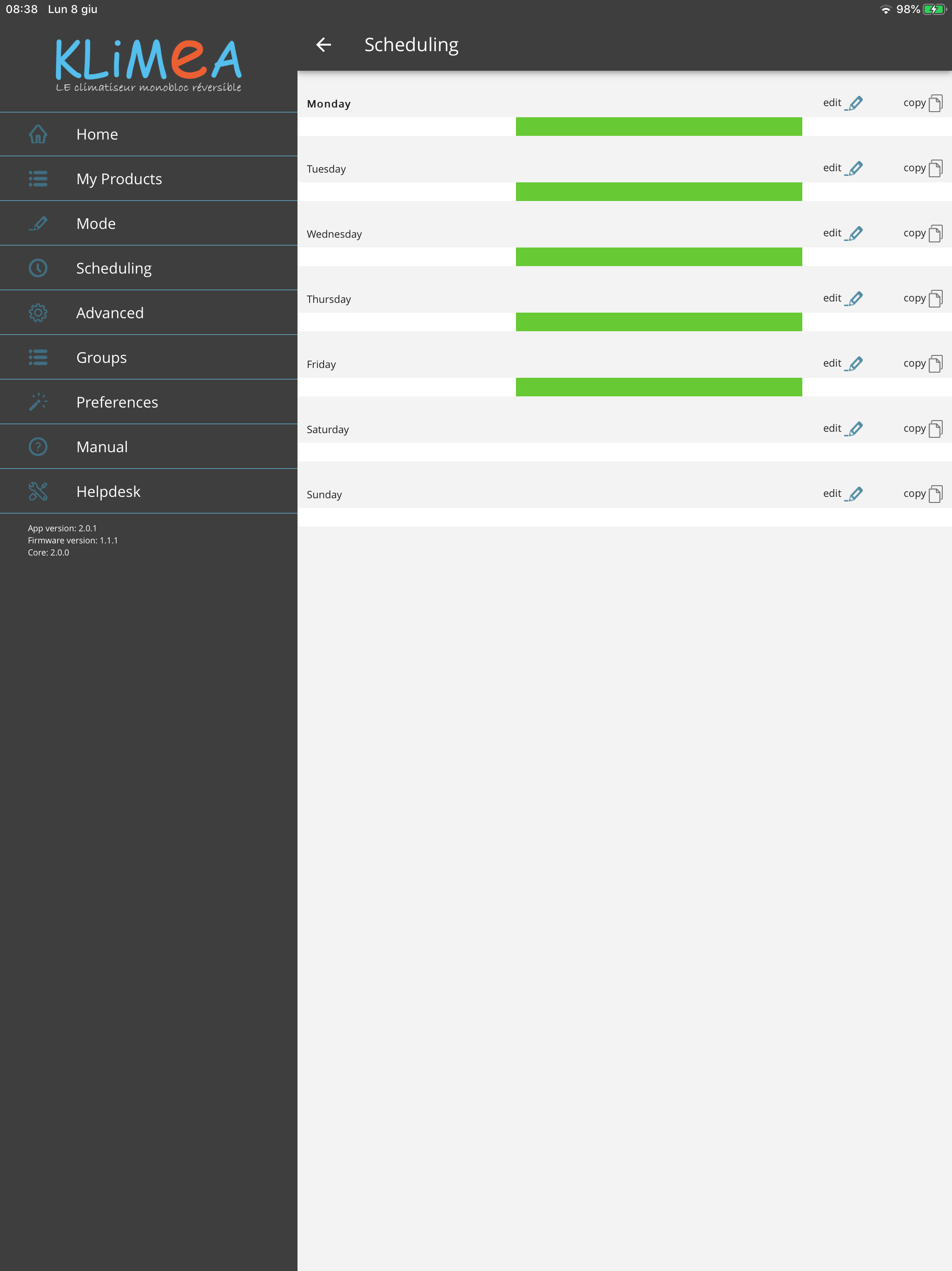 KLIMEApp screenshot 6