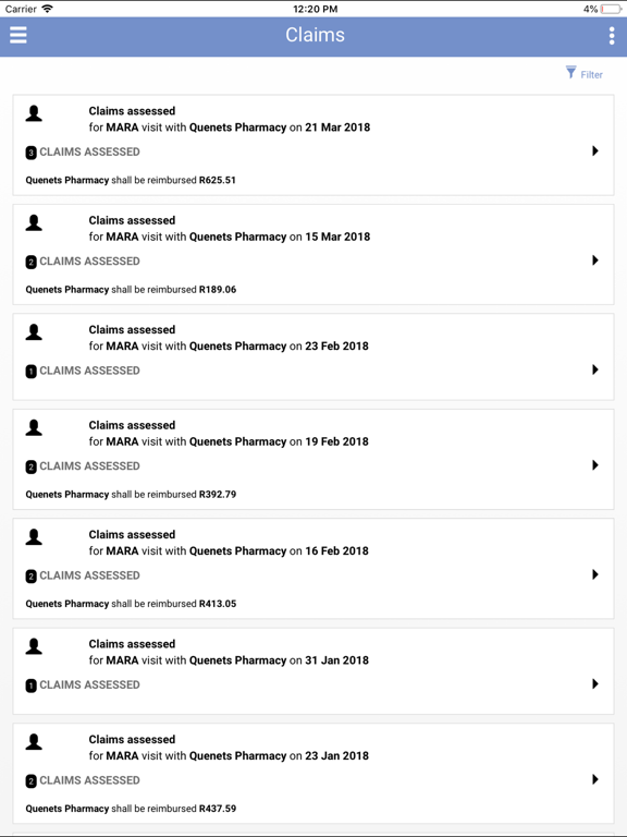 MOTO Healthcare iPad screenshot 5 - Health & Fitness app
