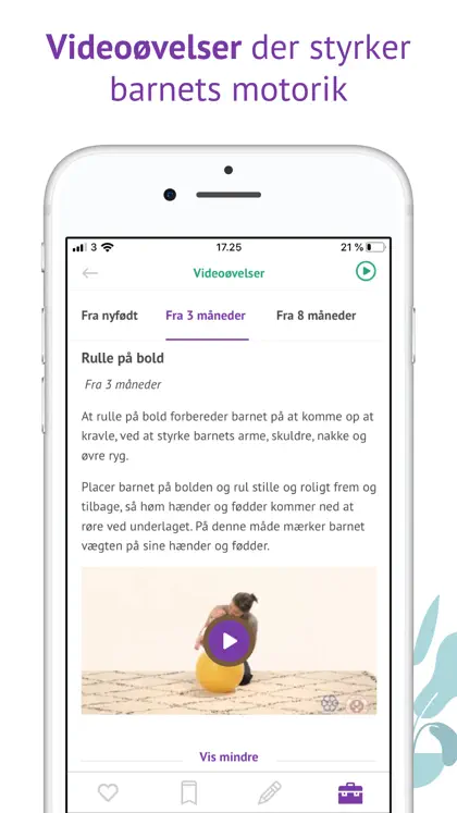 Capture d'écran 4 sur 6 de Min baby – det første år