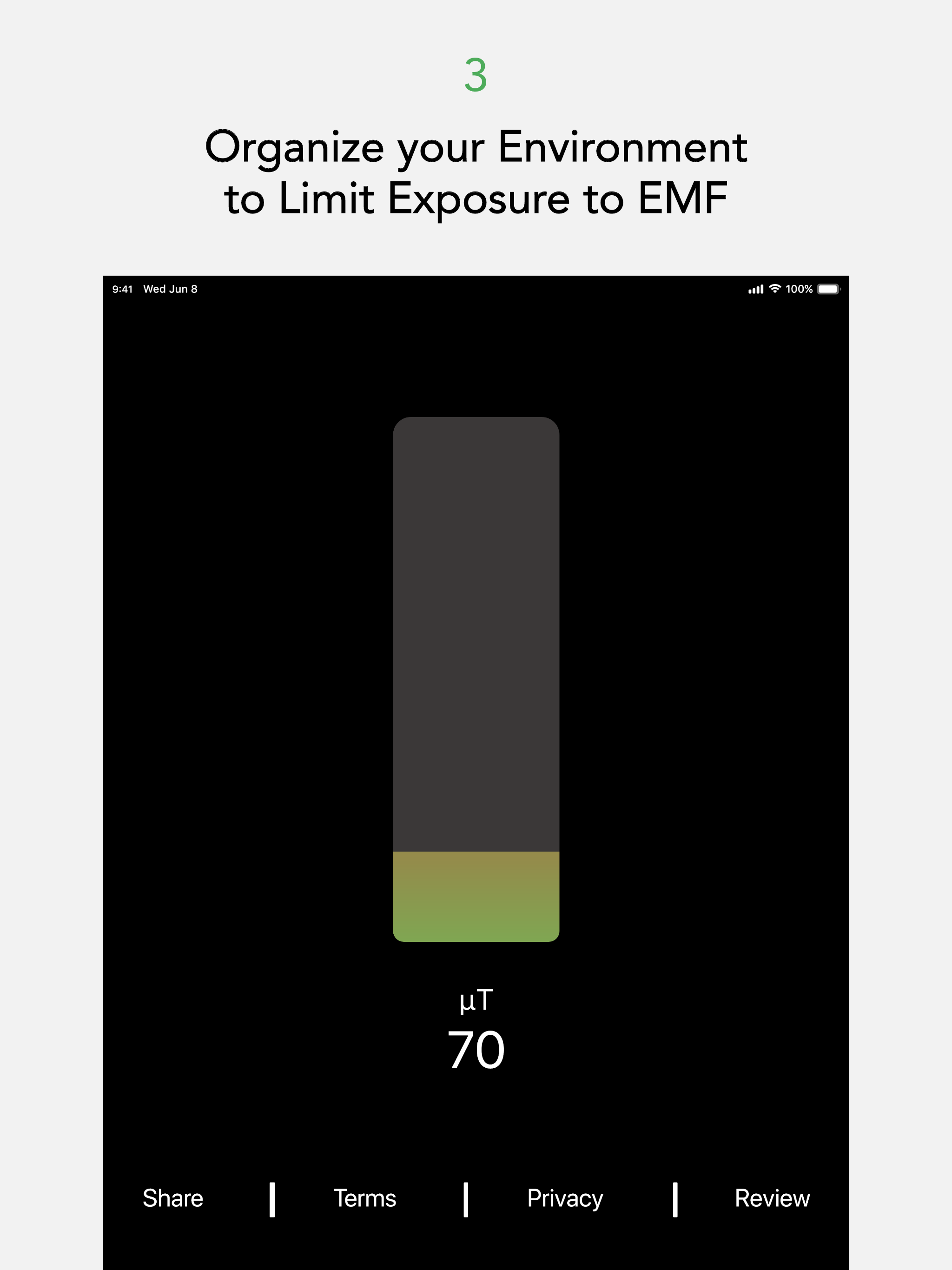 EMF Radiation Detector Reader