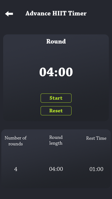 Boxing Round Interval Timer Screenshot