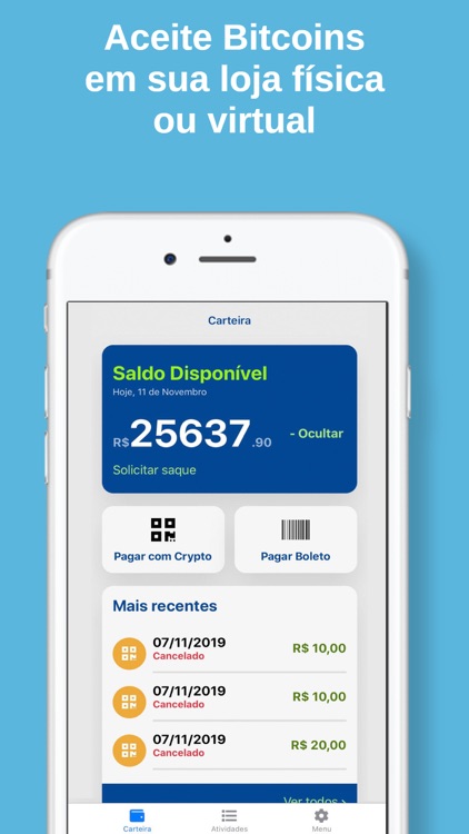 Pague com Crypto
