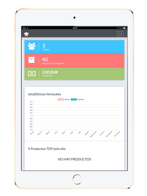 Cie TPV iPad screenshot