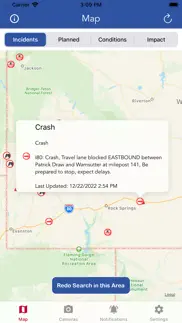 wyoming road conditions iphone screenshot 4