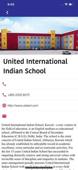 Game screenshot United Intl. Indian School apk