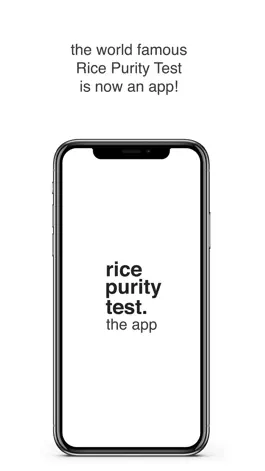 Game screenshot Rice Purity Test - The App mod apk