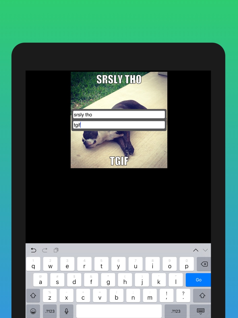 iPad screenshot