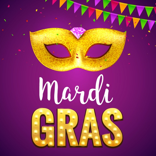 Mardi Gras Carnival Stickers