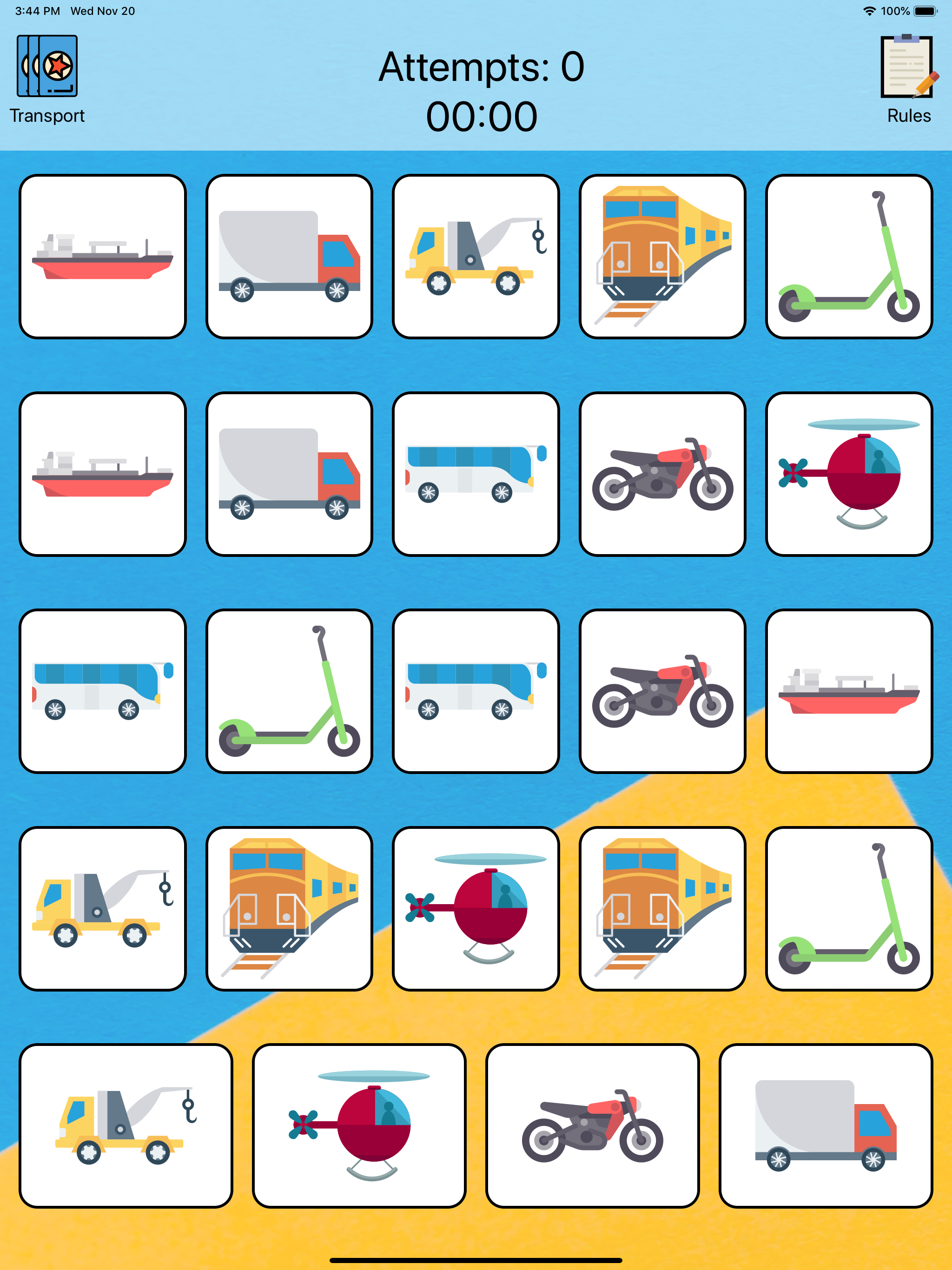 Match Cards - Brain Training