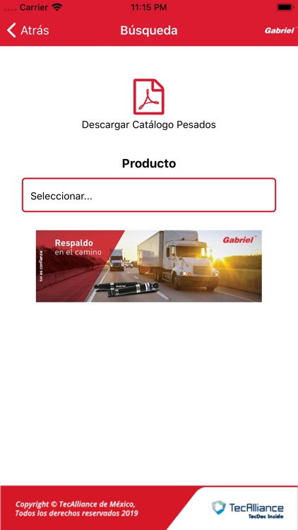 Gabriel Autopartes screenshot-3