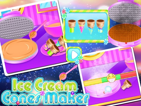 アイスクリームコーンメーカー - クッキングゲームのおすすめ画像4