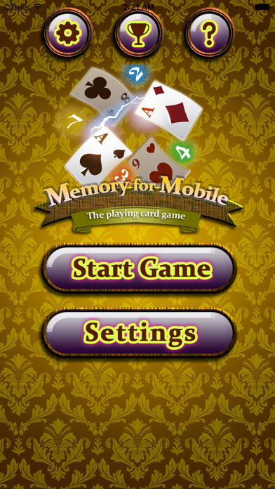 Memory for Mobile(card game) screenshot 3