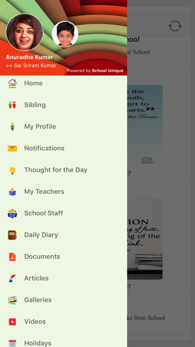 SchoolUnique ParentApp screenshot