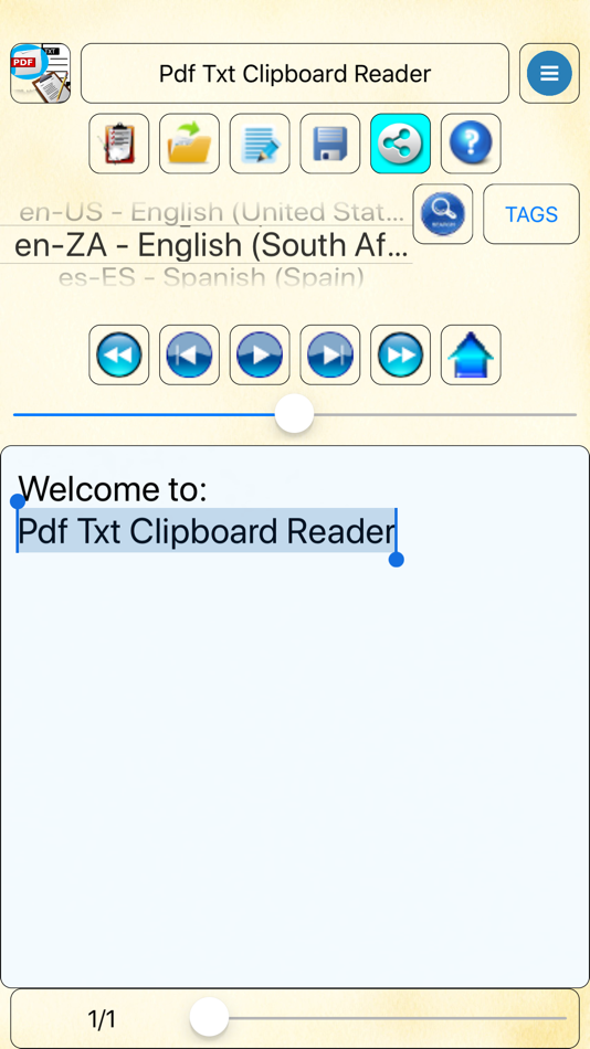 #1. Pdf Txt Clipboard Reader (iOS) 由: Giorgio Pieroni