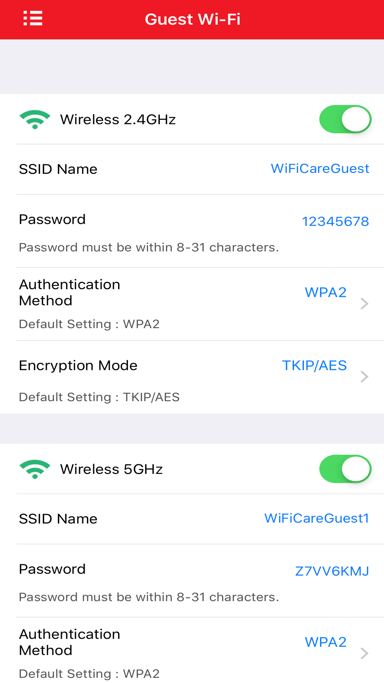 WiFi CARE
