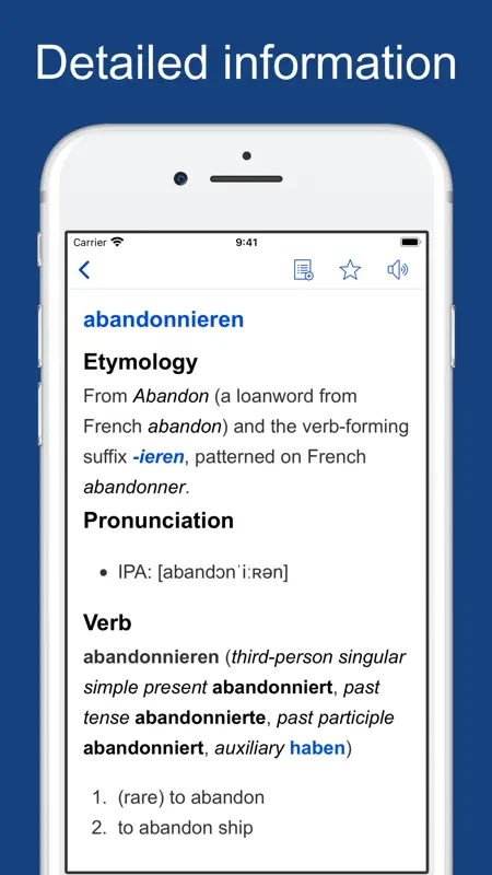 German Etymology Dictionary screenshot 2 of 8